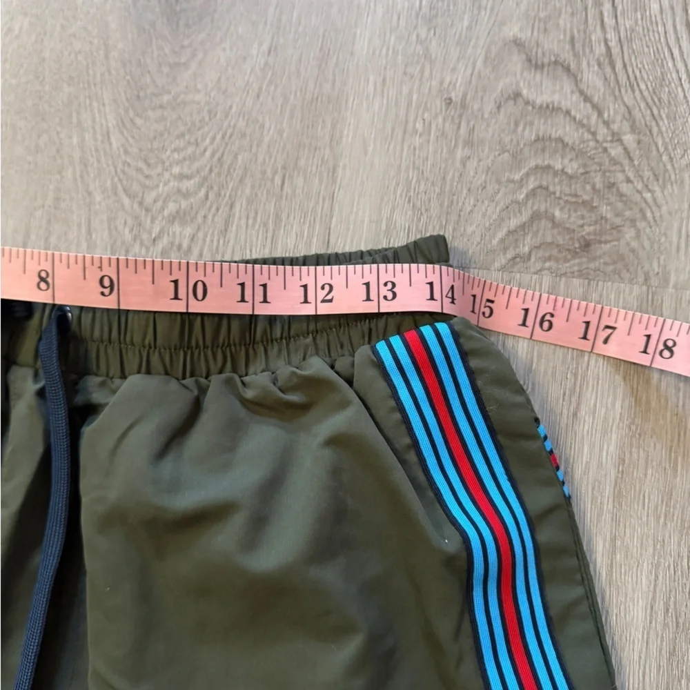 NWT Porsche Design Green and Blue Men's Athletic Shorts Size S